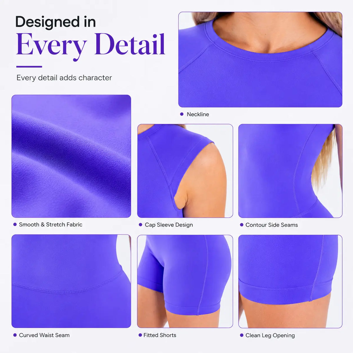 Women's High-Stretch Sleeveless Crew Neck Athletic Bodysuit with Tummy Control and Butt Lifting Features for Gym and Pilates