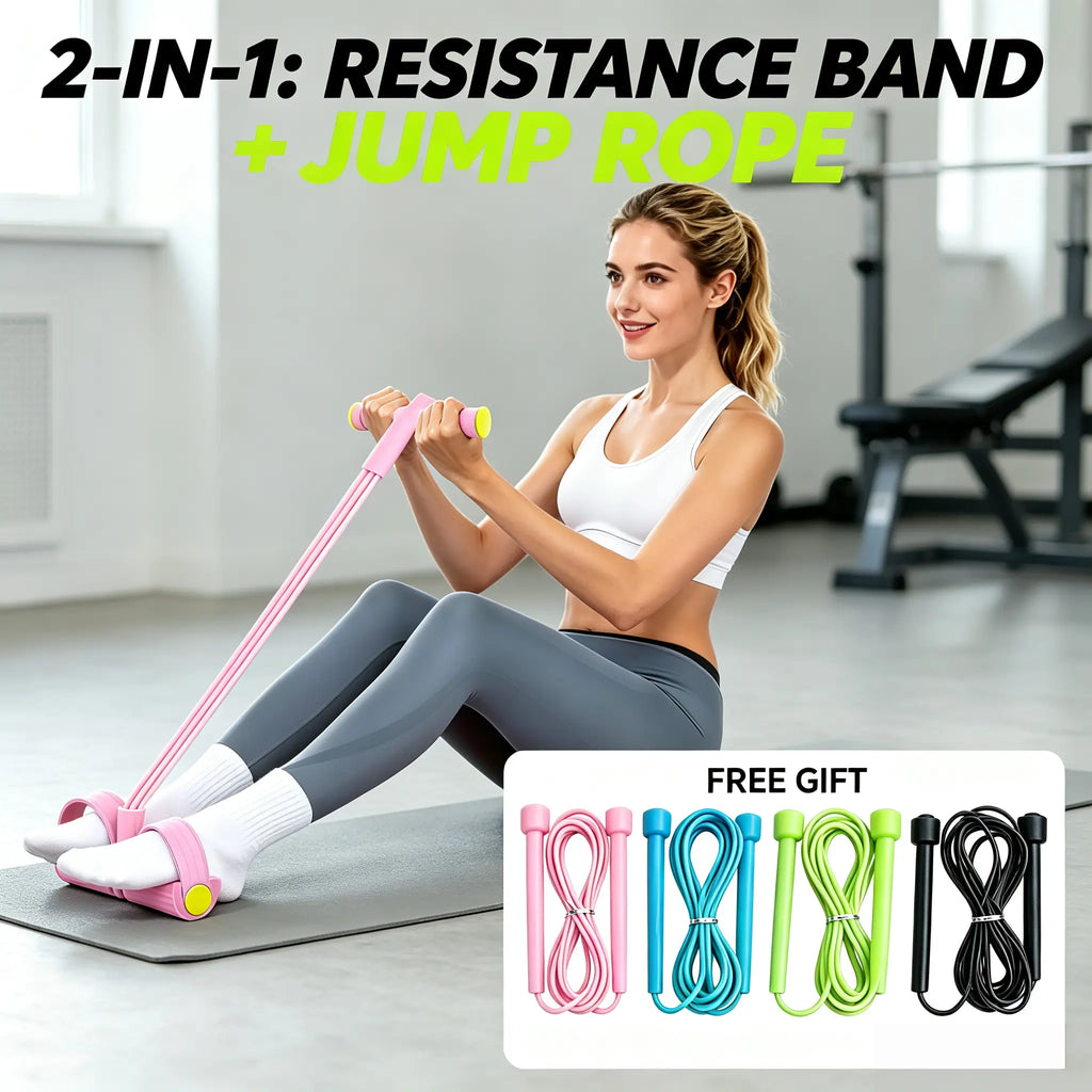 Adjustable Foam Non-Slip Resistance Band for Core and Lower Body Workouts - Portable Strength Training Equipment for Squat Challenges