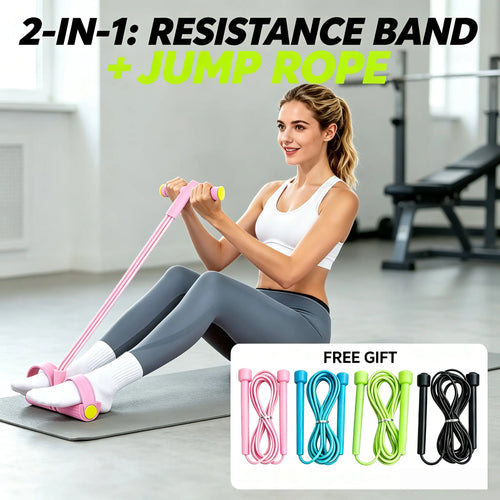 Adjustable Foam Non-Slip Resistance Band for Core and Lower Body Workouts - Portable Strength Training Equipment for Squat Challenges