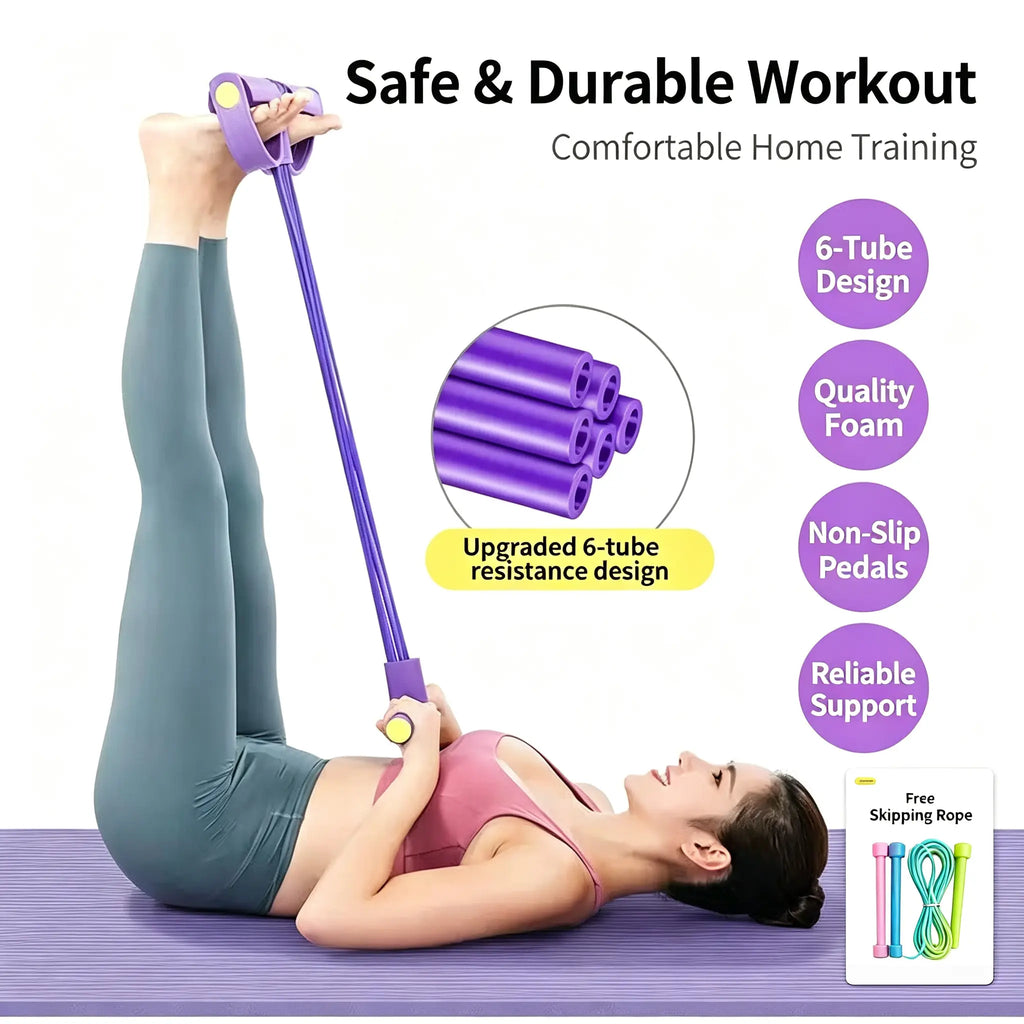 Adjustable Foam Non-Slip Resistance Band for Core and Lower Body Workouts - Portable Strength Training Equipment for Squat Challenges