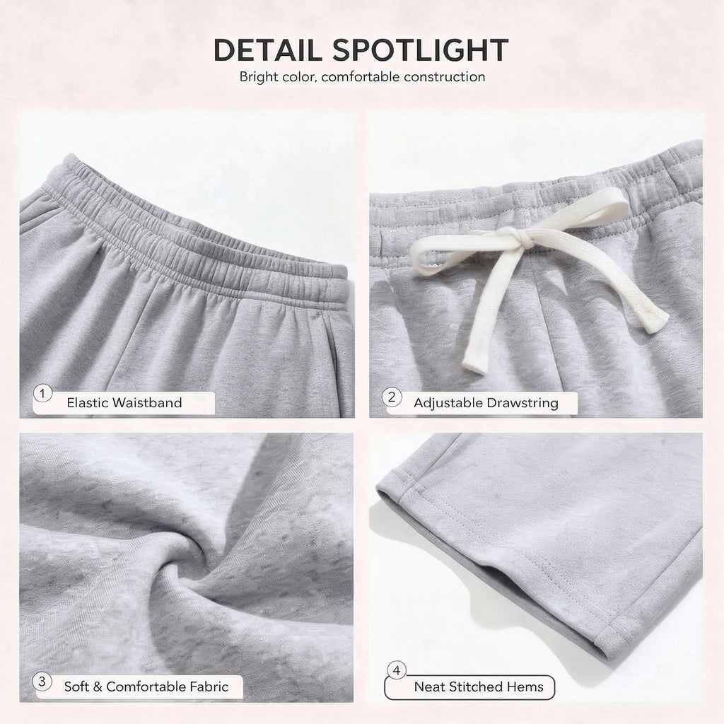 Men's Athletic Sweat Shorts 3-Pack – Elastic Drawstring Shorts for Basketball, Fitness, and Running, Ideal for Summer Activities