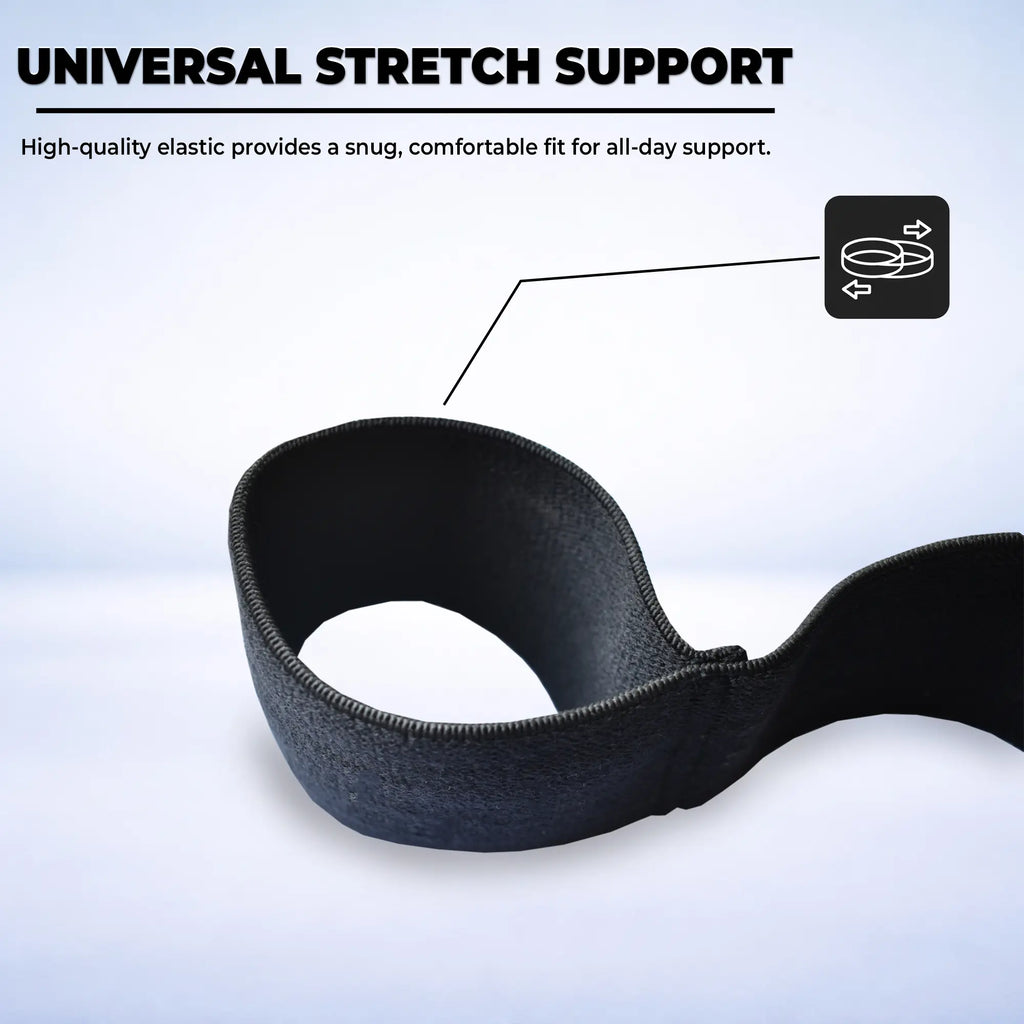 FIGHTSENSE Adjustable Weightlifting Elbow Wraps (1 Pair) – 40” Heavy Duty Compression Straps for Powerlifting, Gym Support, and Strength Training