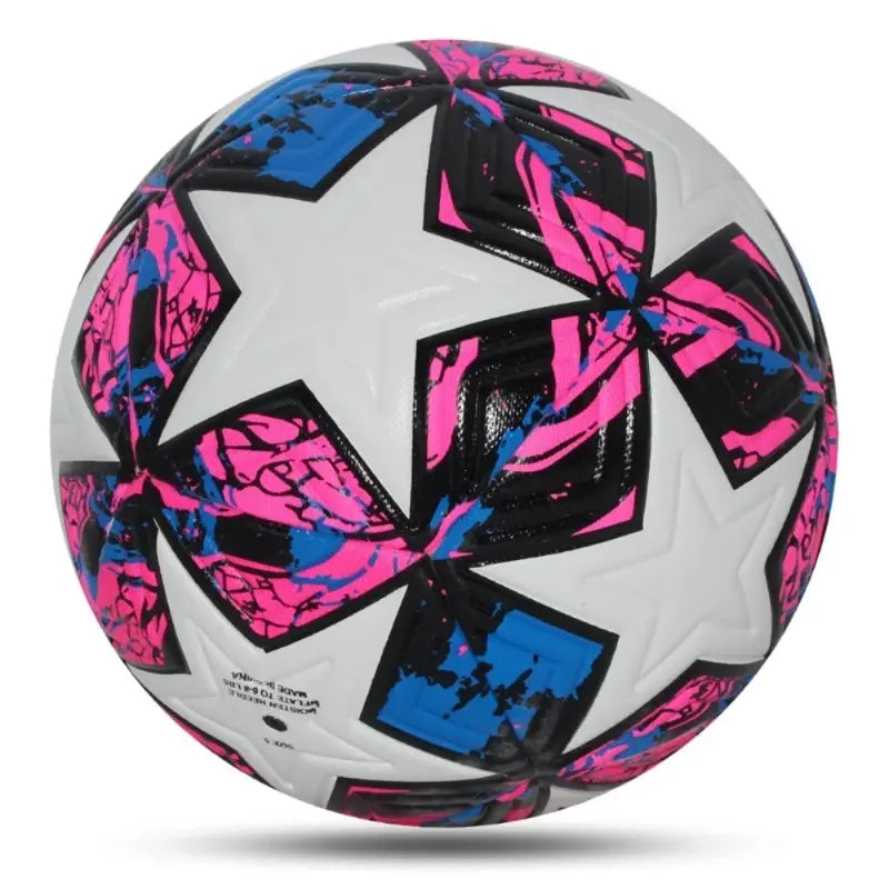 Size 5 Soccer Ball for Training and Matches, Thermal-Bonded Seamless Construction, Durable PU Leather, Machine-Stitched Design for Indoor and Outdoor Use, Perfect Gift for Soccer Enthusiasts