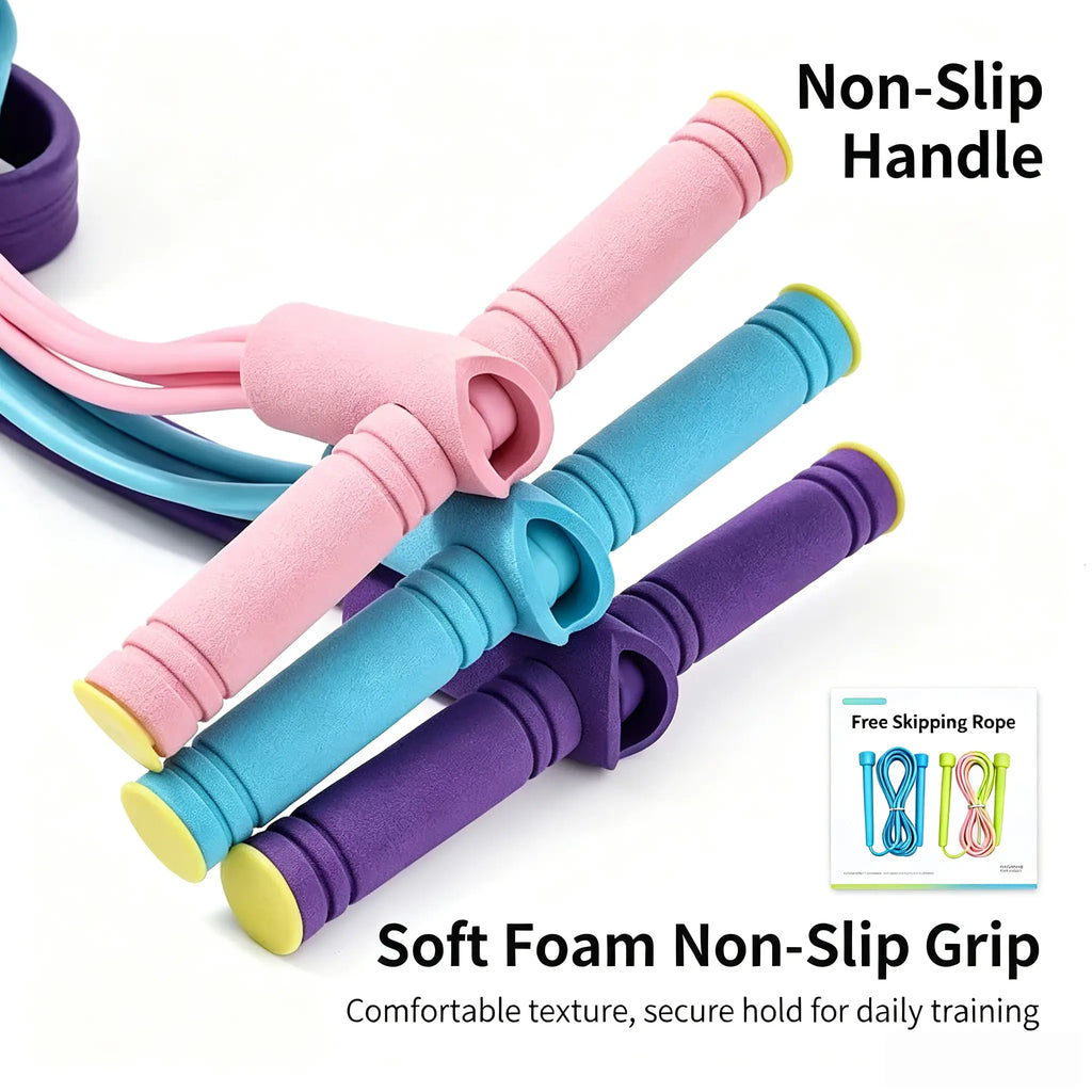 Adjustable Foam Non-Slip Resistance Band for Core and Lower Body Workouts - Portable Strength Training Equipment for Squat Challenges