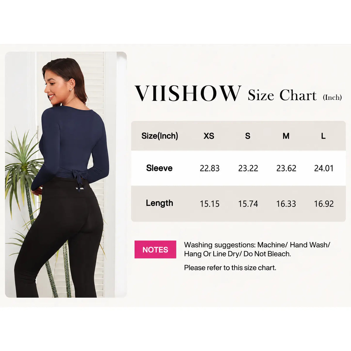 VIISHOW Women's Long Sleeve Tie Front Wrap Top - Bolero Shrug Crop Cardigan for Yoga, Ballet, and Pilates Activewear
