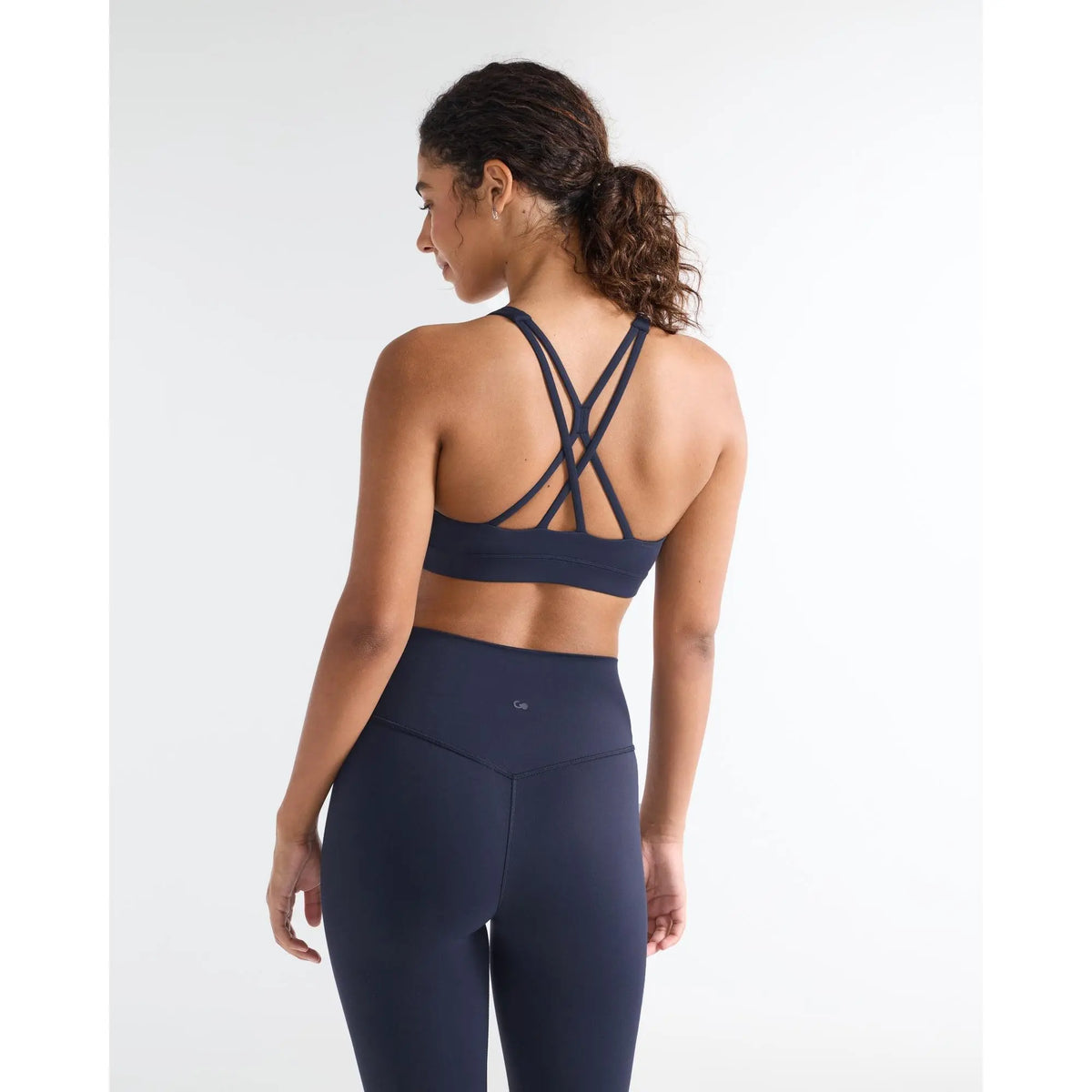 SOLBRACE U-Neck Cross Back Sports Bra - Removable Padded, Soft, High Stretch, Lightweight, Breathable Strappy Workout Tank Top for Yoga and Daily Wear